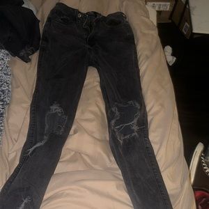 hollister , 3L, ultra- high rise vintage straight